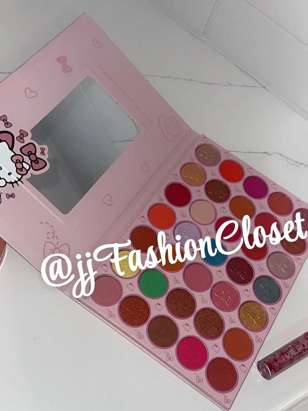 Hello Kitty Pink 35-Color Eyeshadow Palette bundle